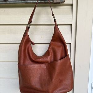 American Leather Co Brown Carrie Hobo Bag